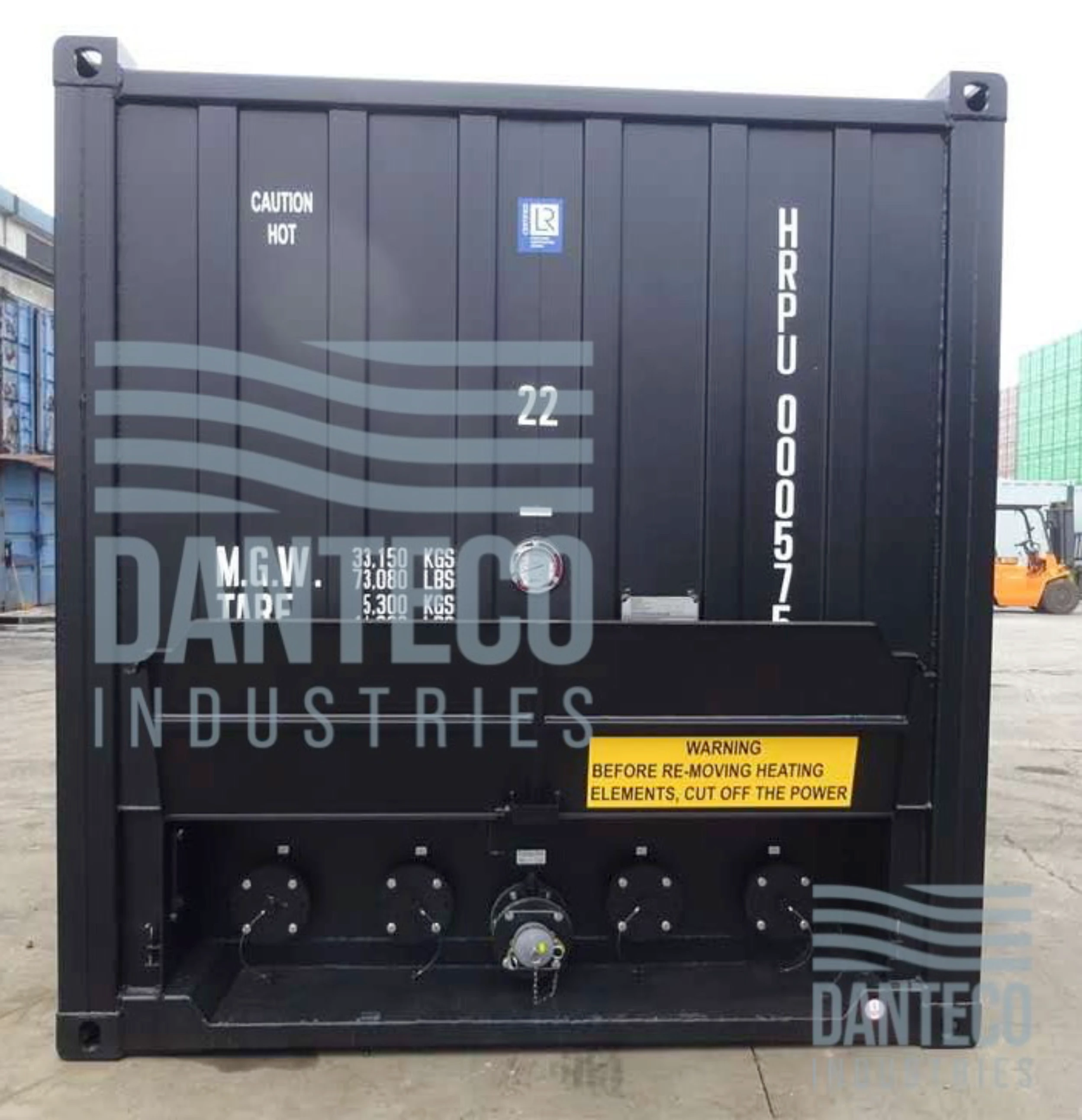 Bitucontainer Electrical Heated